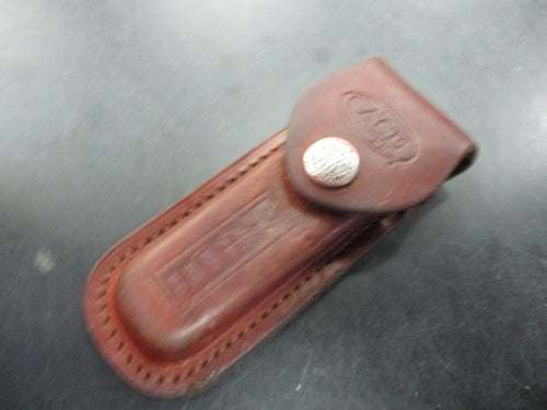 Used Trapper Leather Pocket Knife Case