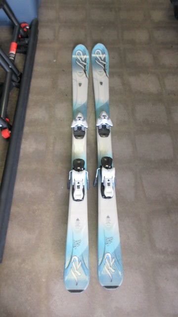Load image into Gallery viewer, Used K2 Super RX Downhill Skis Size 146cm w/ Salomon Bindings
