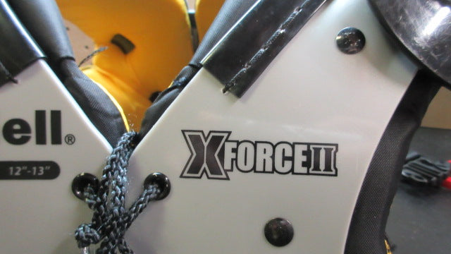 Load image into Gallery viewer, Used Riddell X Force 2 Shoulder Pads Size Youth Medium - Grey
