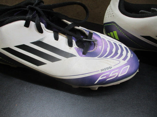 Used Adidas Kids F50 Club FG Messi Soccer Cleats - Size 3.5