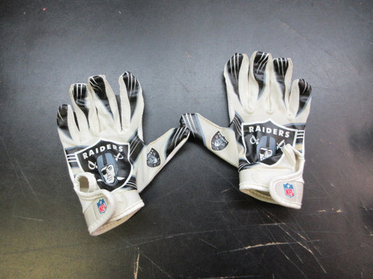 Used Franklin Raiders Football Gloves - Size Youth XS/S