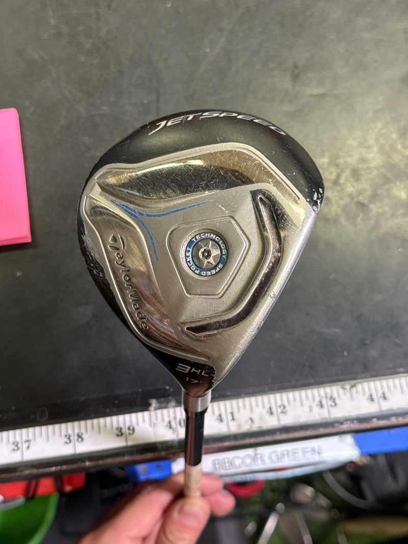 Load image into Gallery viewer, Used Taylor Made JetSpeed 17º Right Hand 3HL Wood
