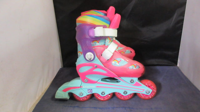 Load image into Gallery viewer, Used Roller Derby 2 in 1 Quad &amp; Inline Skates Youth Size 12-2 - small wear
