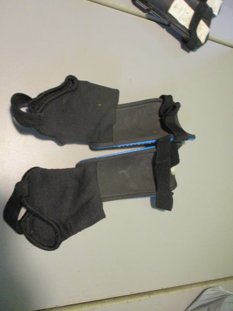Used Adidas f50 Blue Shin Guards Size Youth