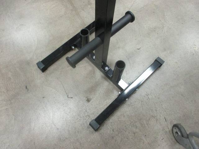Load image into Gallery viewer, Yaheetech Olympic Plate Tree W/ 2 Barbell Holders
