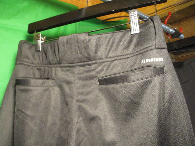 Load image into Gallery viewer, Used Adidas Black Adult Small Elastic Bottom BASEBALL PANT
