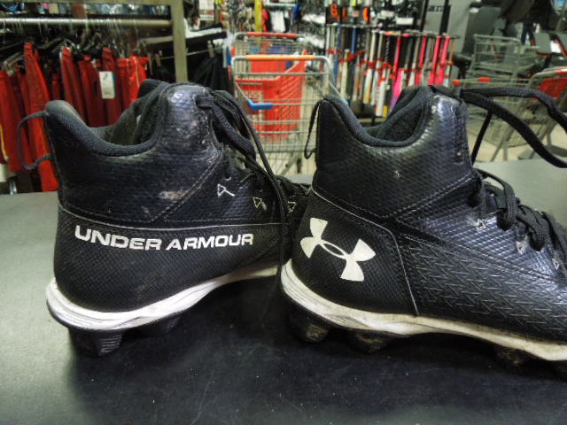 Load image into Gallery viewer, Used Under Armour Hammer Mid RM Football Cleats Size 6
