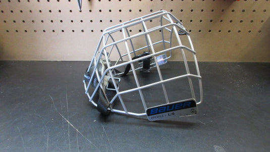 Used Bauer True Profile Hockey Face Mask - Size Large