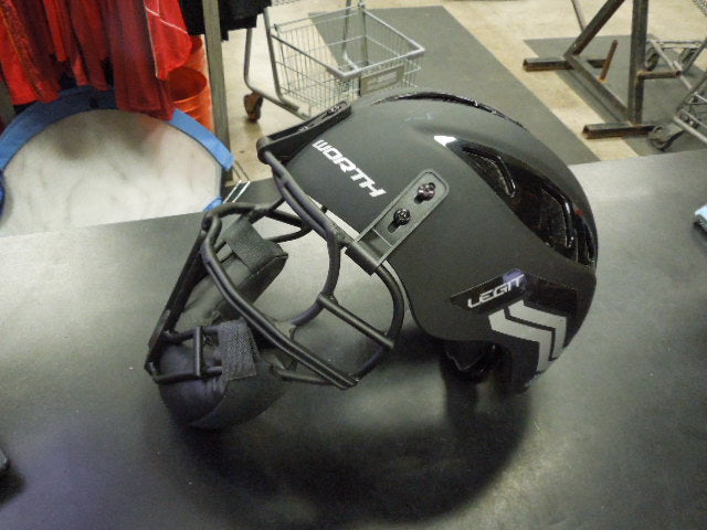 Load image into Gallery viewer, Used Worth Legit Slowpitch Pitchers Mask Helmet
