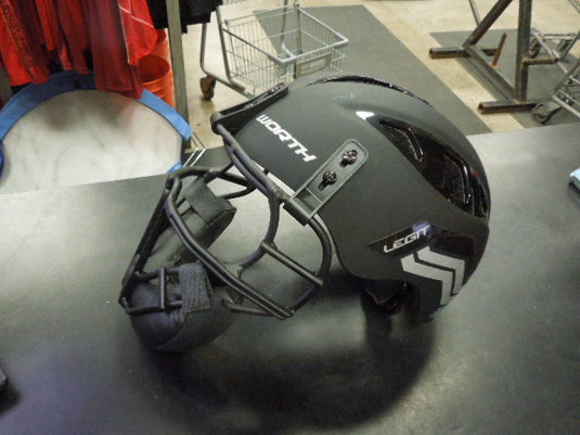 Used Worth Legit Slowpitch Pitchers Mask Helmet