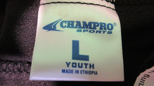 Used Champro Sports Elastic Bottom Black Baseball Pants Size Youth Large