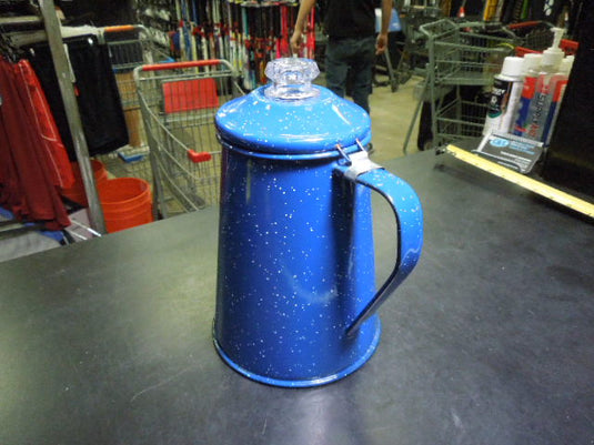 Used GSI Outdoors Enamelware 8 Cup Coffee Percolator