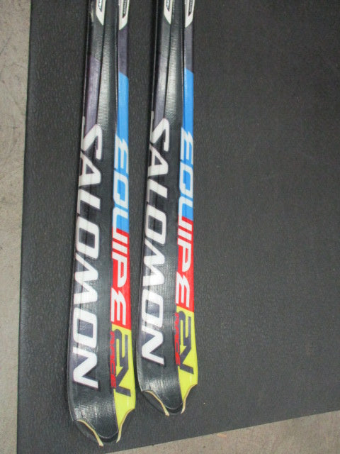 Load image into Gallery viewer, Used Salomon Equip 2V Race Size 178CM Downhill Skis W/ Salomon Bindings

