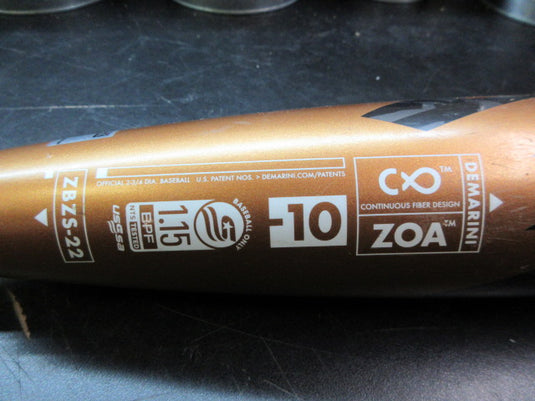 Used Demarini Zoa 29" -10 USSSA Baseball Bat