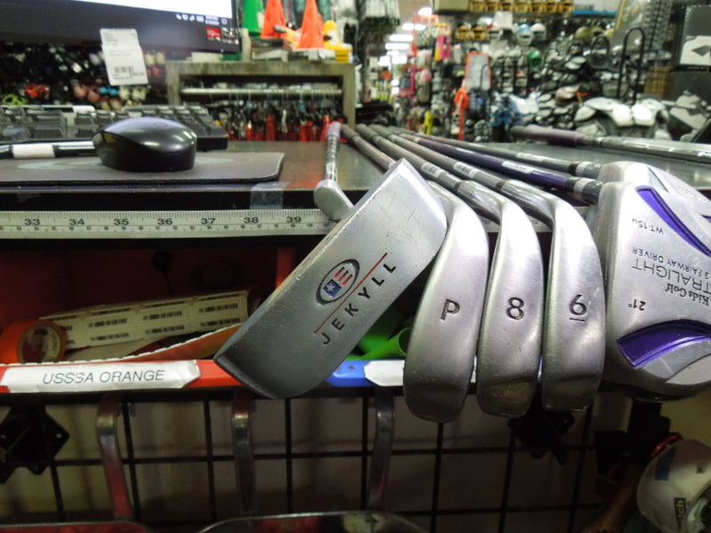 Load image into Gallery viewer, Used U.S. Kids Golf UL 54s DV3 6pc Jr. Golf Club Set with Bag
