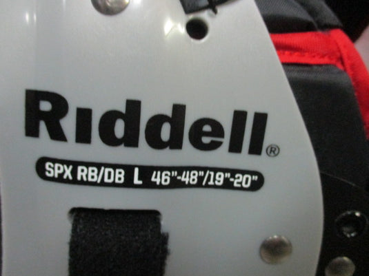 Used Riddell Power SPX Rb/DB Football Shoulder Pads Size Large