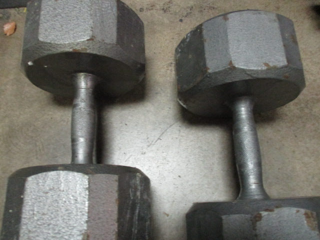 Load image into Gallery viewer, Used VTX 80LB Cast Iron Dumbbell - Pair
