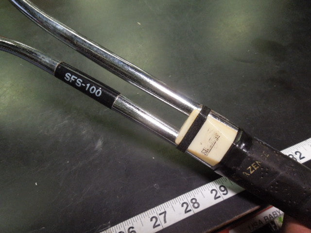 Load image into Gallery viewer, Used Slazenger SFS-100 Tempered Steel Tennis Racket with Sleeve
