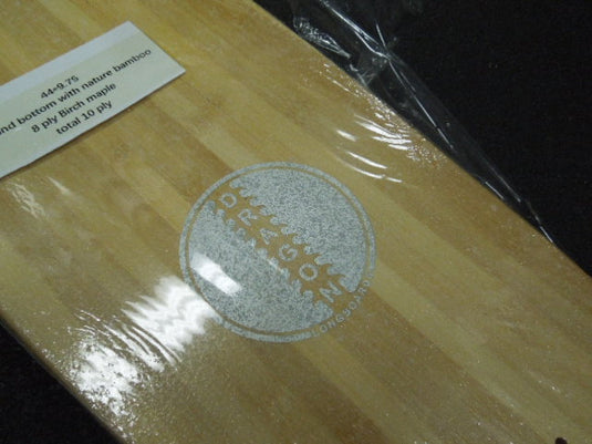 Used Dragon Longboards Wood 44" Longboard Deck with Natural Grip