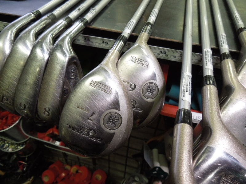 Load image into Gallery viewer, Used Lynx Crystal Cat 10pc Right Hand Ladies Golf Club Set
