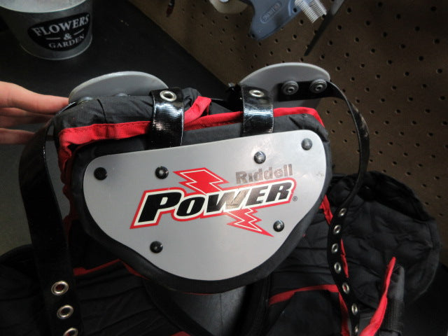 Load image into Gallery viewer, Used Riddell Power JPX SK Football Shoulder Pads W/ Back Plate  - Size Medium
