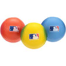 New Franklin MLB 70 mm Foam Baseball 3 Pack