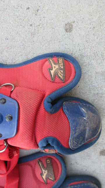 Load image into Gallery viewer, Used Mizuno Samurai Catchers Shin Guards - Youth
