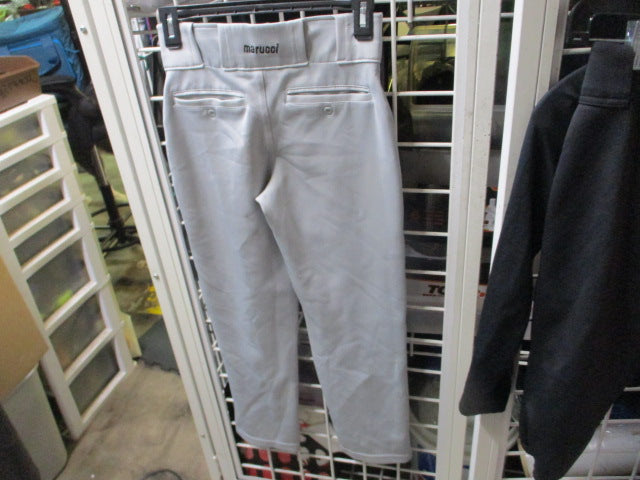 Load image into Gallery viewer, Used Marucci Grey Open Bottom Baseball Pants Size Youth Large
