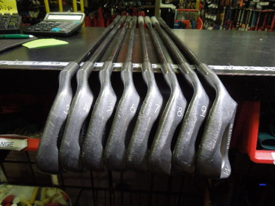 Used PING Zing Black Dot Karsten 8pc Right Hand Iron Set Matching Serials