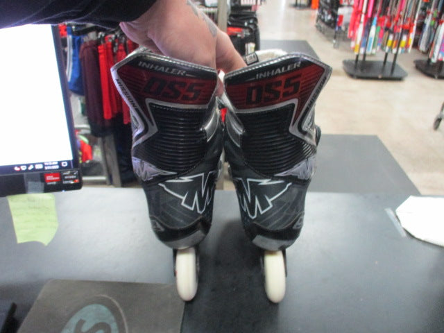 Load image into Gallery viewer, Used Mission Inhaler DS5 Roller Inline Hockey Skates Size 10 E (Shoe Size 11.5)

