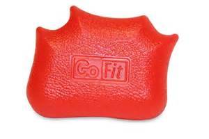 New GoFit Firm Gel Hand Grip - Red