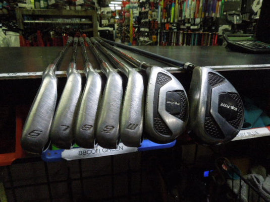 Used Top Flite 7pc Right Hand Golf Club Set 6-9i, Wedge, 4h, 3w