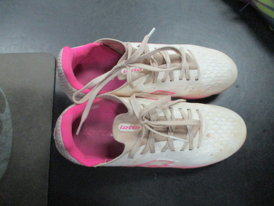 Used Lotto Size 4 Soccer Shoes Pink