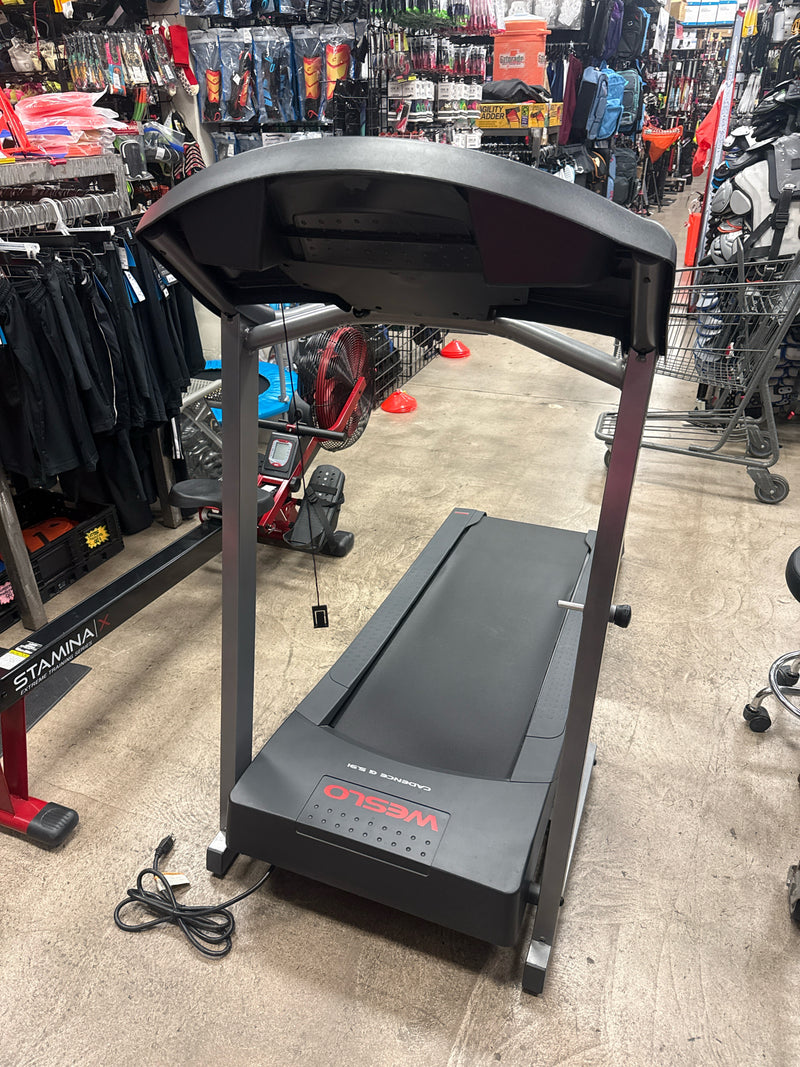 Load image into Gallery viewer, Used Weslo Cadense 5.9i Fold Up Bluetooth Treadmill
