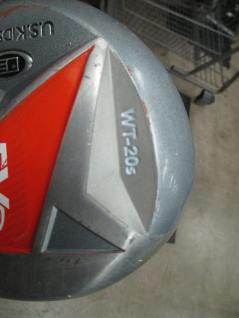 Used US Kids DV3 WT-20s Junior Set Driver,Hybrid,7 Iron, PW, Driver Dented - RH