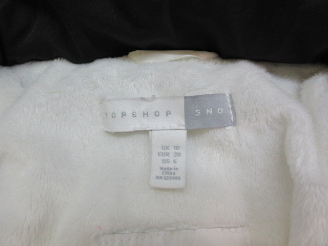 Load image into Gallery viewer, Used Top Shop Snow Winter Snow Jacket W/ Belt - Size 6
