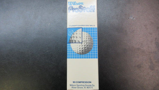 Vintage Wilson ProStaff Tour Select Golf Balls Set Of 3