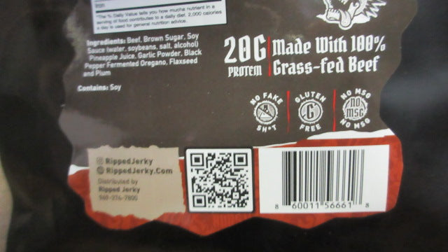 Load image into Gallery viewer, New Ripped Jerky Godfather OG Original Beef Jerky - 2.5oz
