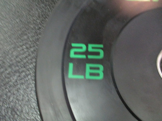 Used Cap Barbell Olympic Rubber 25LB Bumper Plate