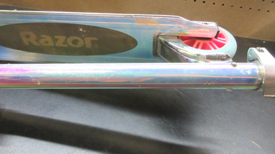 Used Razor Kick Scooter Special Edition Holographic  Foldable