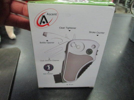 Ascent Golfers All In One Multitool for Golfers with Stroke Counter and Divot
