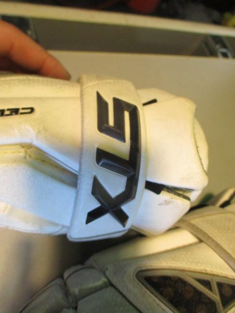 Used STX Cell IV Size Medium Lacrosse Gloves