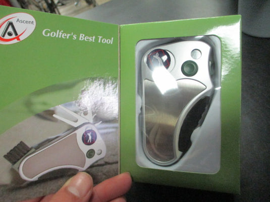 Ascent Golfers All In One Multitool for Golfers with Stroke Counter and Divot