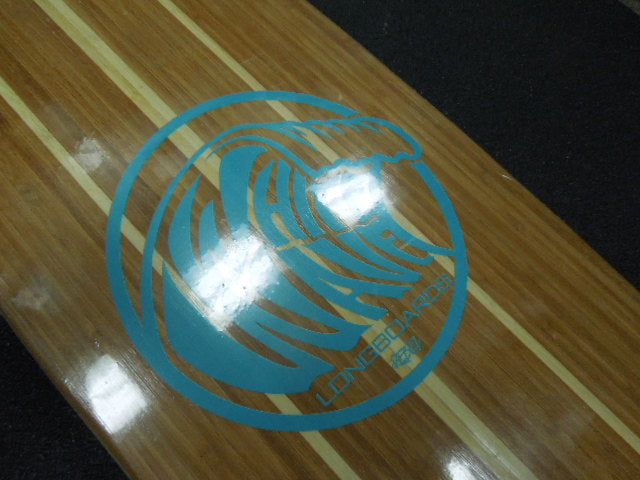 Load image into Gallery viewer, Like New White Wave Rebel 44" Longboard Deck
