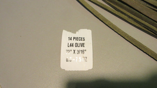 American Leather Olive Glove Lace 3/16 x 72