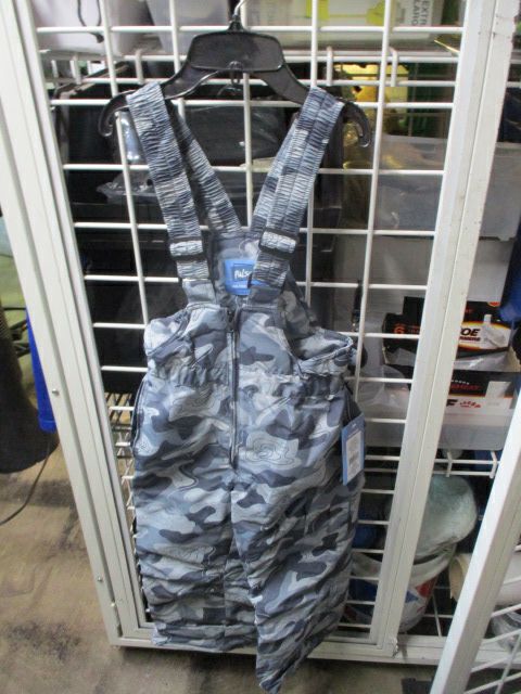 Load image into Gallery viewer, New WFS Pulse Preschool Fashion Snow Bib Youth Size Large (7) Grey Camo
