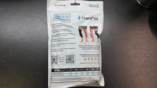 TheraFlex Performance Compression Leg Sleeve - Size Small - 1 Pair