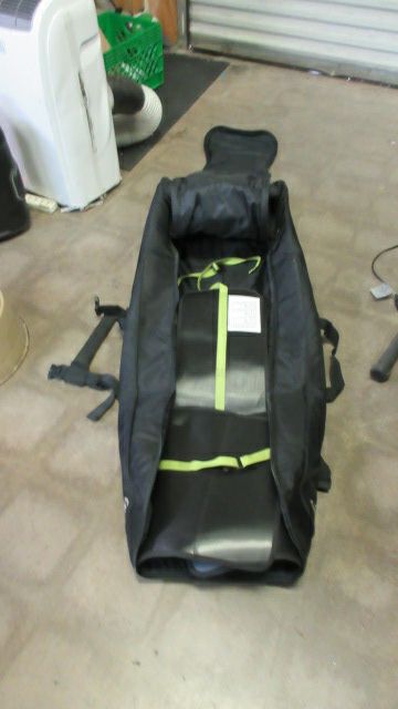 Load image into Gallery viewer, Used Callaway Golf Bag Travel Bag w/ Wheels - wear on corners &amp; cracked plastic

