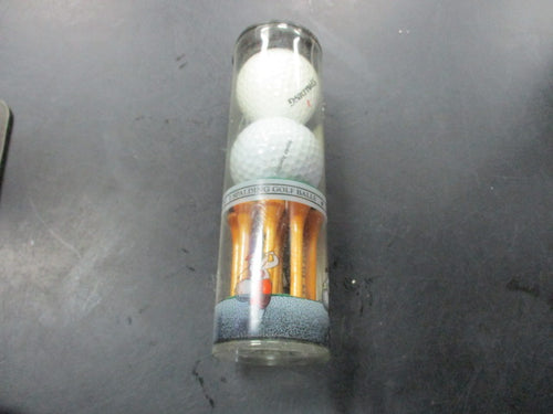 Used Spalding Golf Balls With Tees