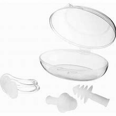 New TYR Ergo Nose Clip And Ear Plus Set - Clear